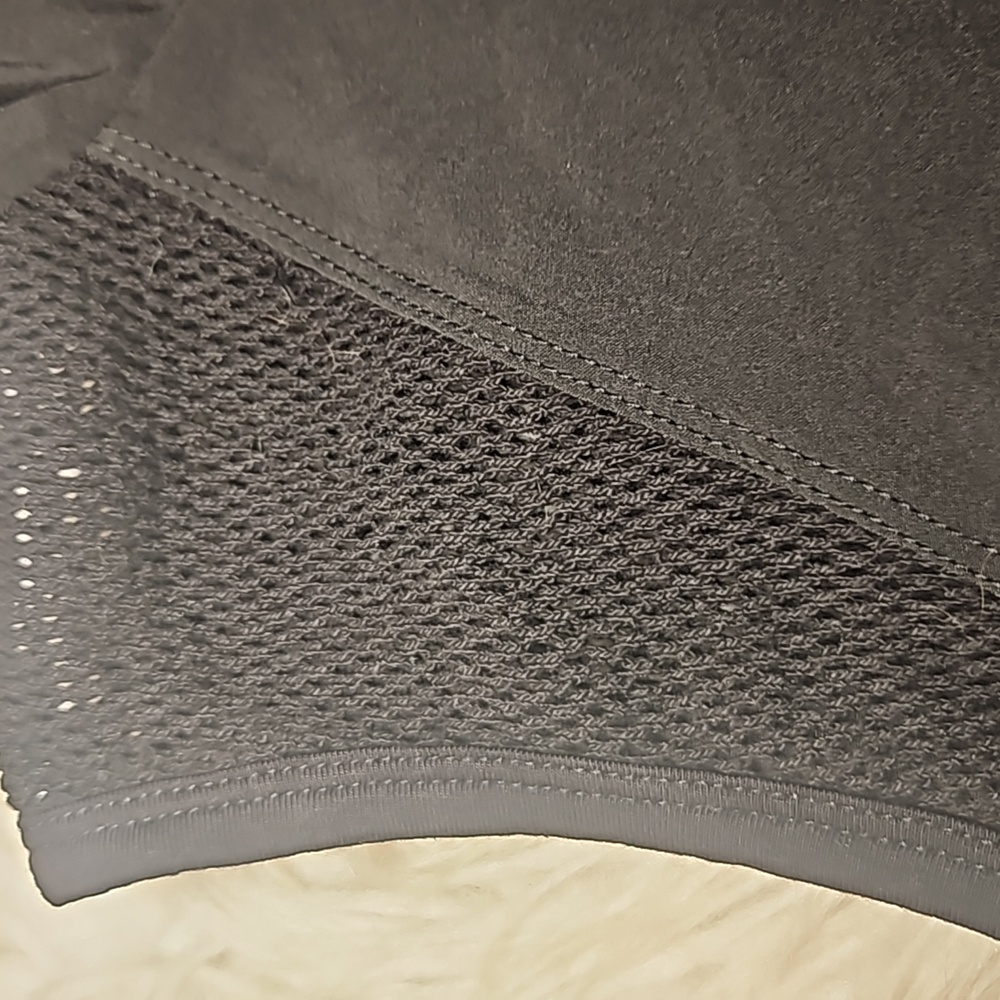 Fabletics Alana Mixed-Media Mini Dress – Size Large - Picture 7 of 8
